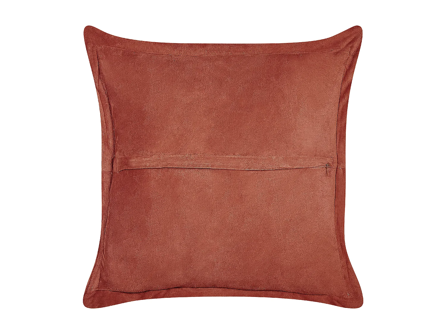 Set van 2 decoratieve kussens ZINNIA Corduroy 43 x 43 cm Goudbruin Effen