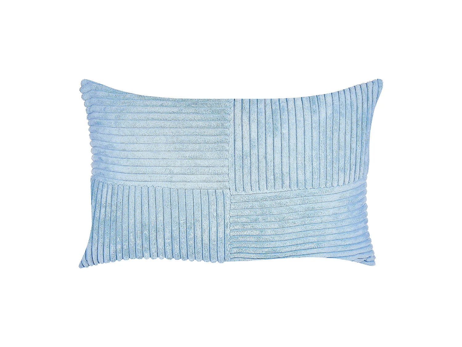Dekokissen 2er Set MILLET Cord 30 x 50 cm Blau Geometrisches Muster