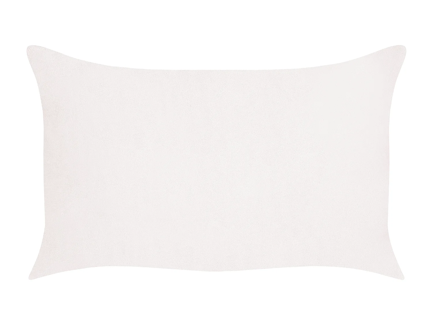 Set van 2 decoratieve kussens MILLET Corduroy 30 x 50 cm Gebroken wit Geometrisch patroon