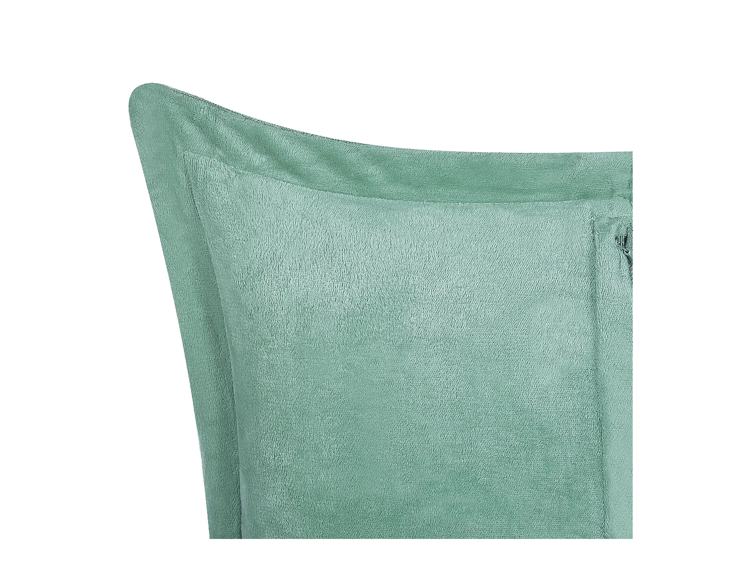 Set van 2 decoratieve kussens ZINNIA Corduroy 47 x 27 cm Lichtgroen Effen