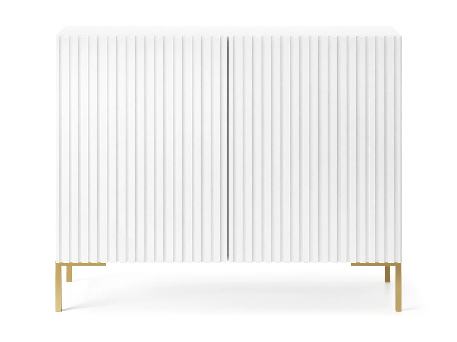 Commode à deux portes - blanc- LAMMELO