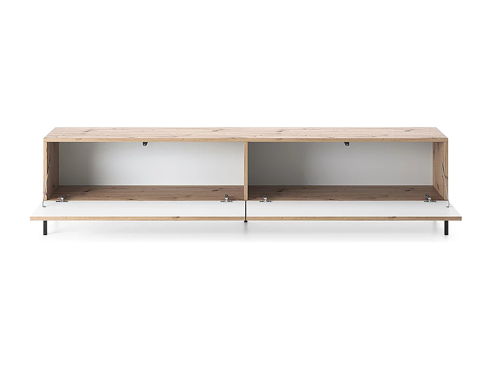 Meuble TV 175 cm - chêne lamelle - LAMMELO