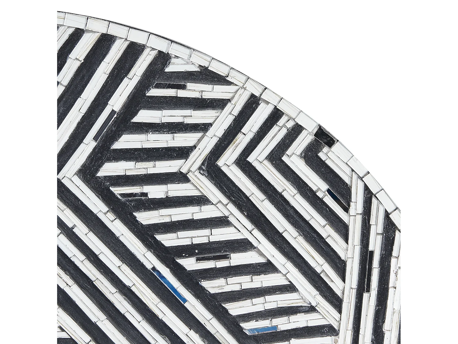 Décoration murale MANDAU Verre 76 cm Noir