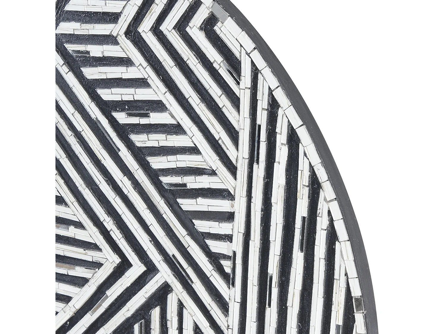 Décoration murale MANDAU Verre 76 cm Noir