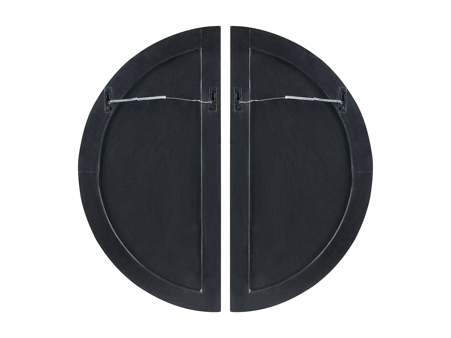 Décoration murale MANDAU Verre 76 cm Noir