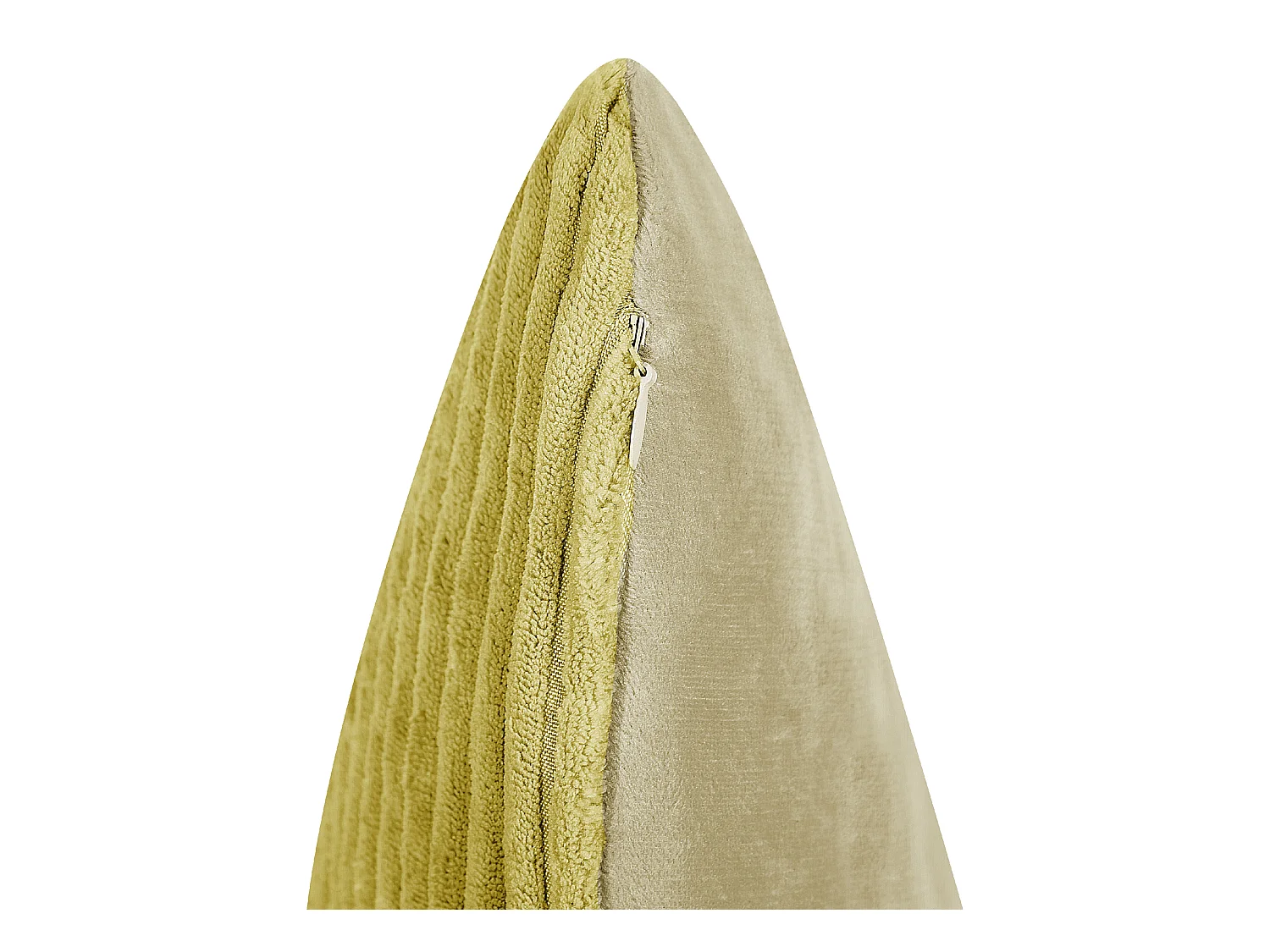 Conjunto de 2 almofadas decorativas MILLET Bombazine 43 x 43 cm Verde-oliva Padrão geométrico