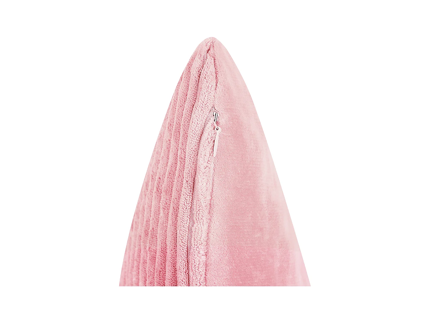 Zestaw 2 poduszek dekoracyjnych MILLET Sztruks 43 x 43 cm Różowy Wzór geometryczny