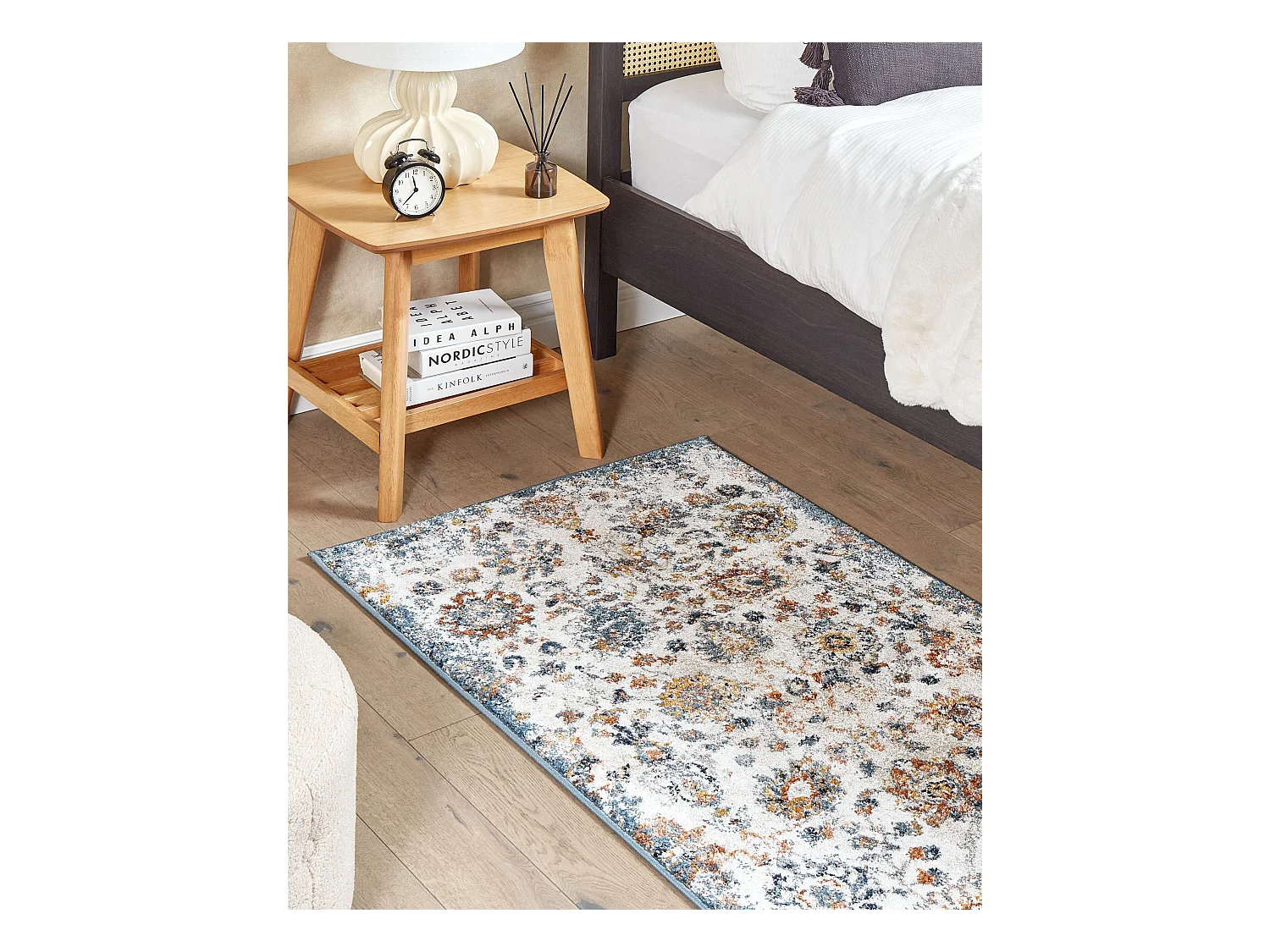 Vloerkleed polypropyleen meerkleurig 80 x 150 cm AKORI