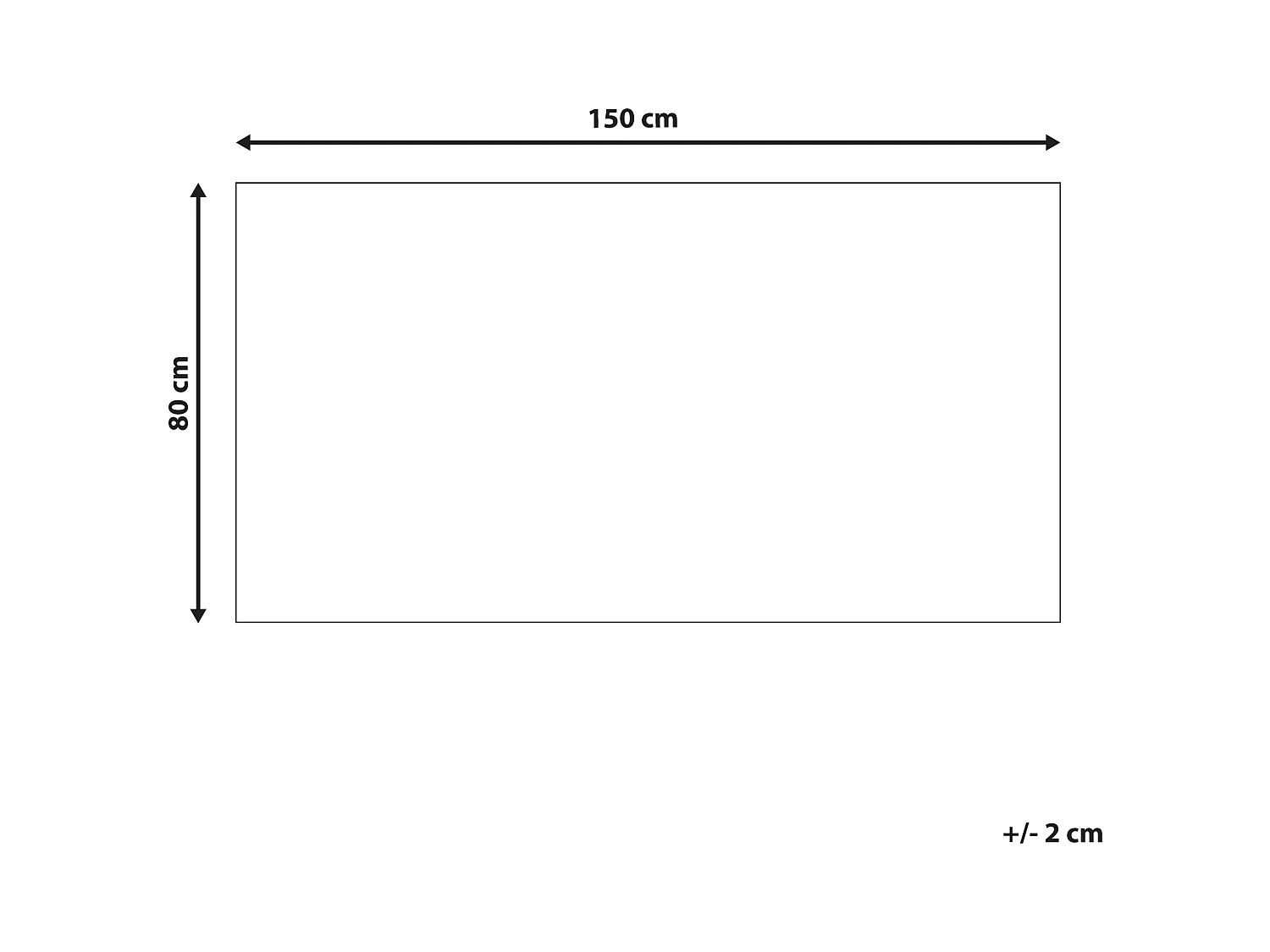Vloerkleed katoen beige 80 x 150 cm AFIS