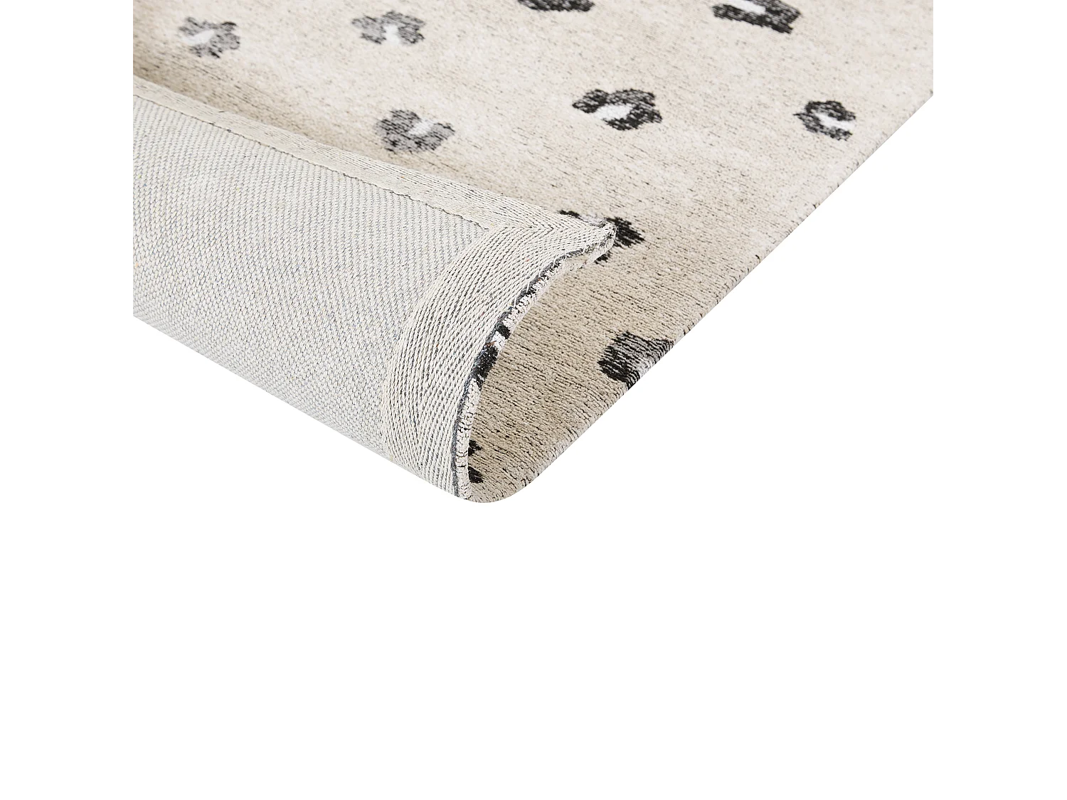 Vloerkleed katoen beige 80 x 150 cm AFIS