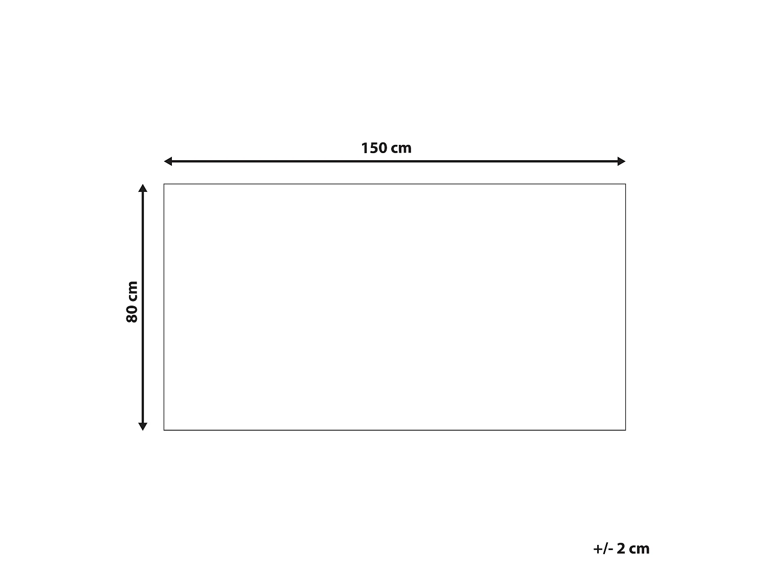 Vloerkleed katoen beige 80 x 150 cm AFIS