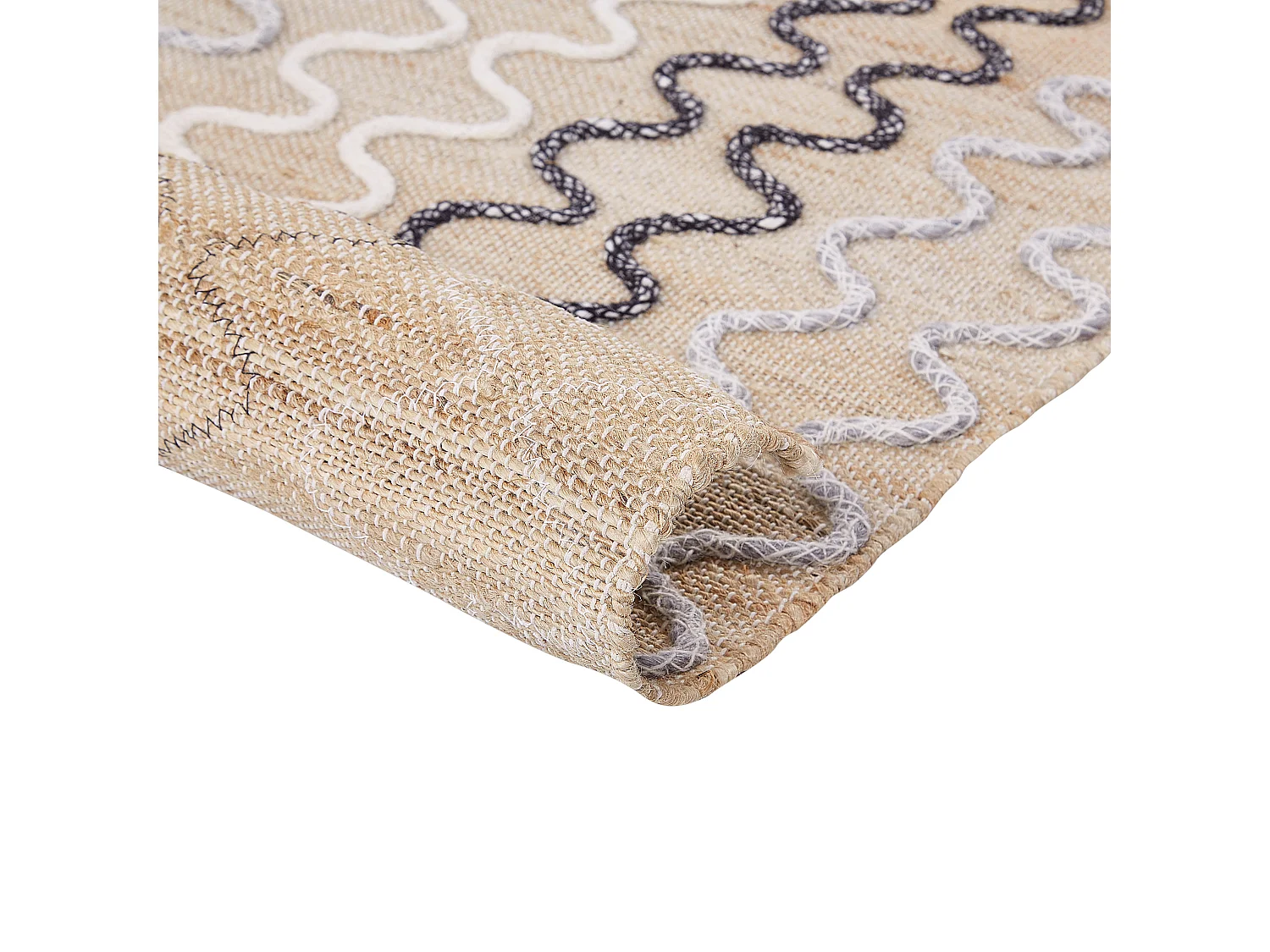Alfombra SOGUT 140 x 200 cm Yute Beige