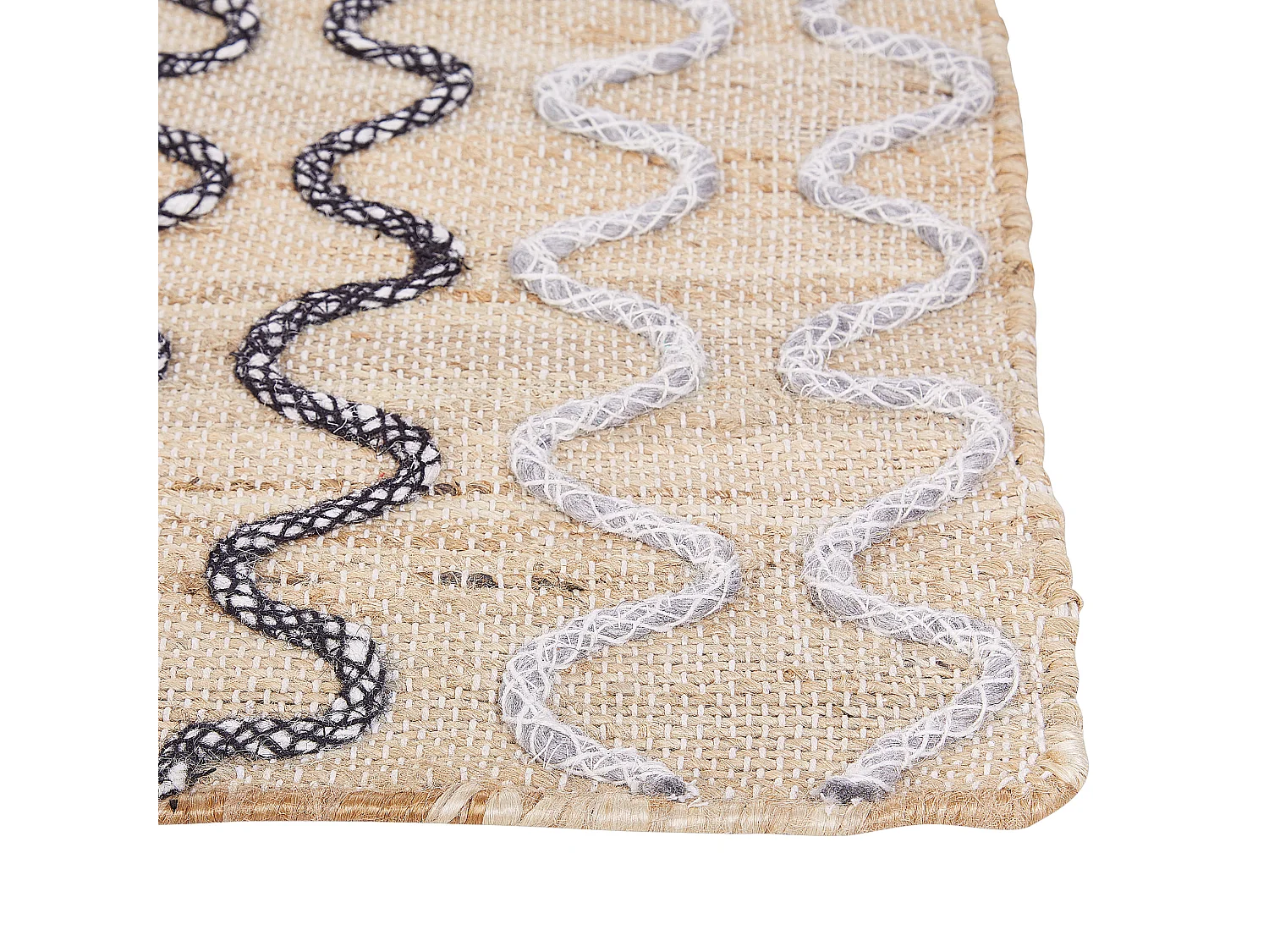 Vloerkleed SOGUT 140 x 200 cm Jute Beige