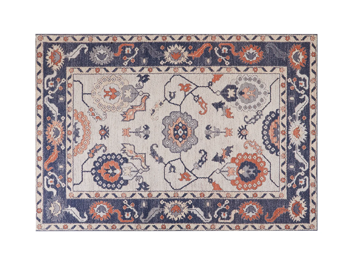 Vloerkleed katoen meerkleurig 160 x 230 cm KABTA