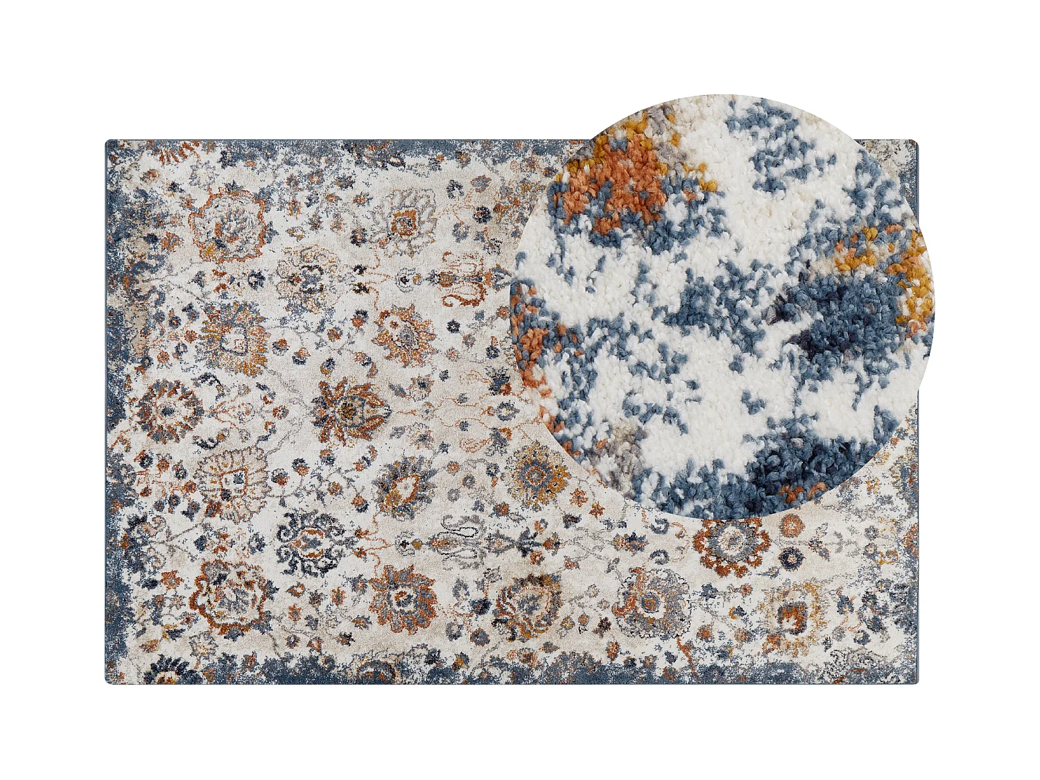 Vloerkleed polypropyleen meerkleurig 200 x 300 cm AKORI