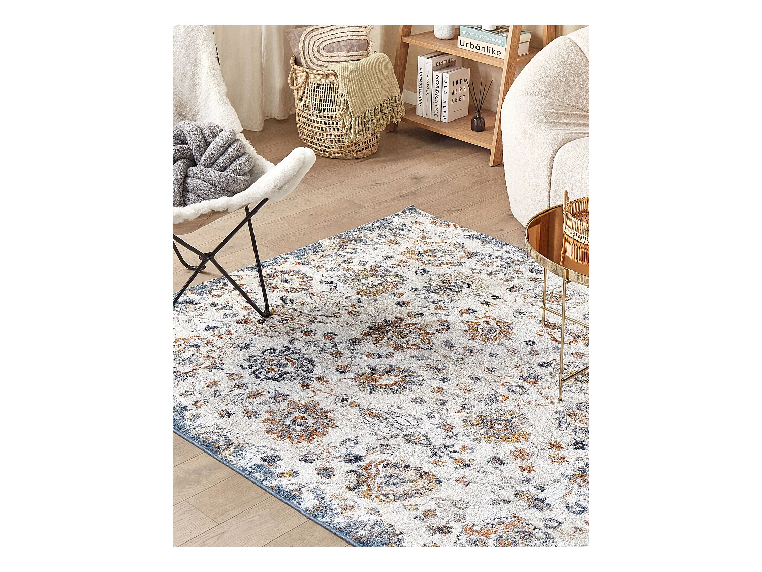 Vloerkleed polypropyleen meerkleurig 200 x 300 cm AKORI