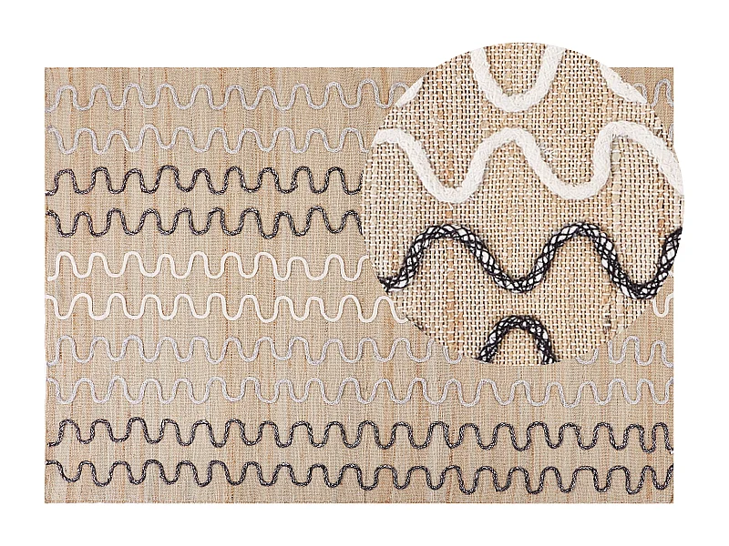 Tapis SOGUT Beige 160 x 230 cm Jute