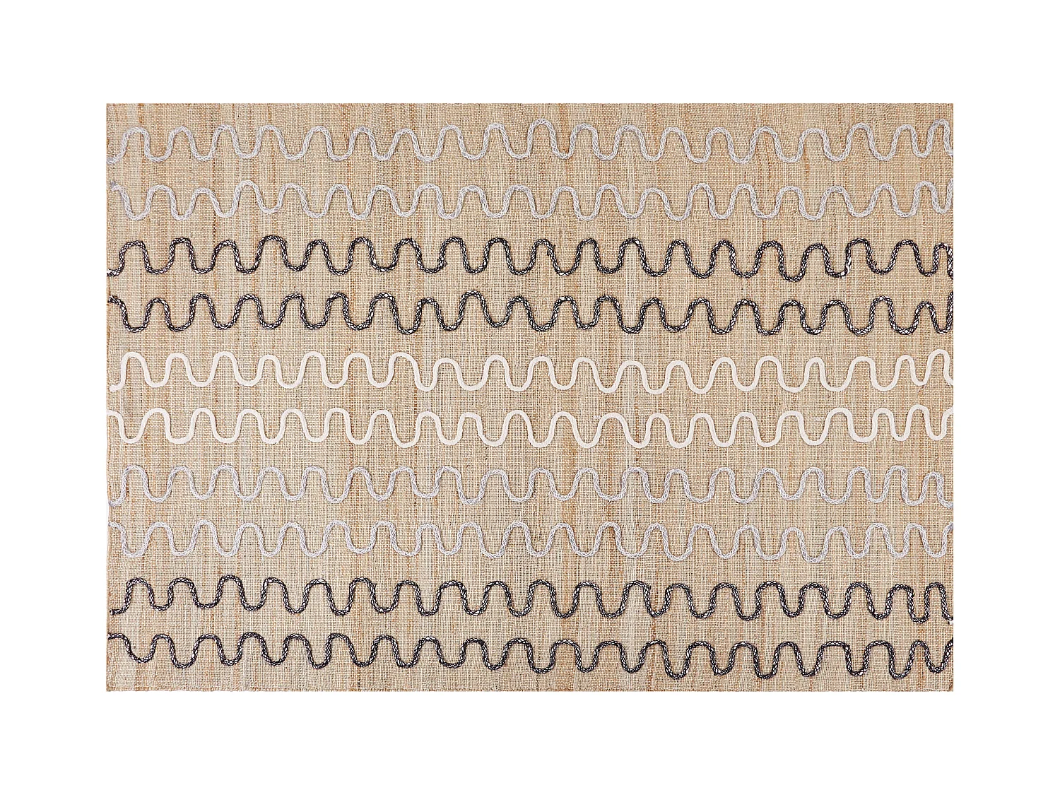 Alfombra SOGUT 160 x 230 cm Yute Beige