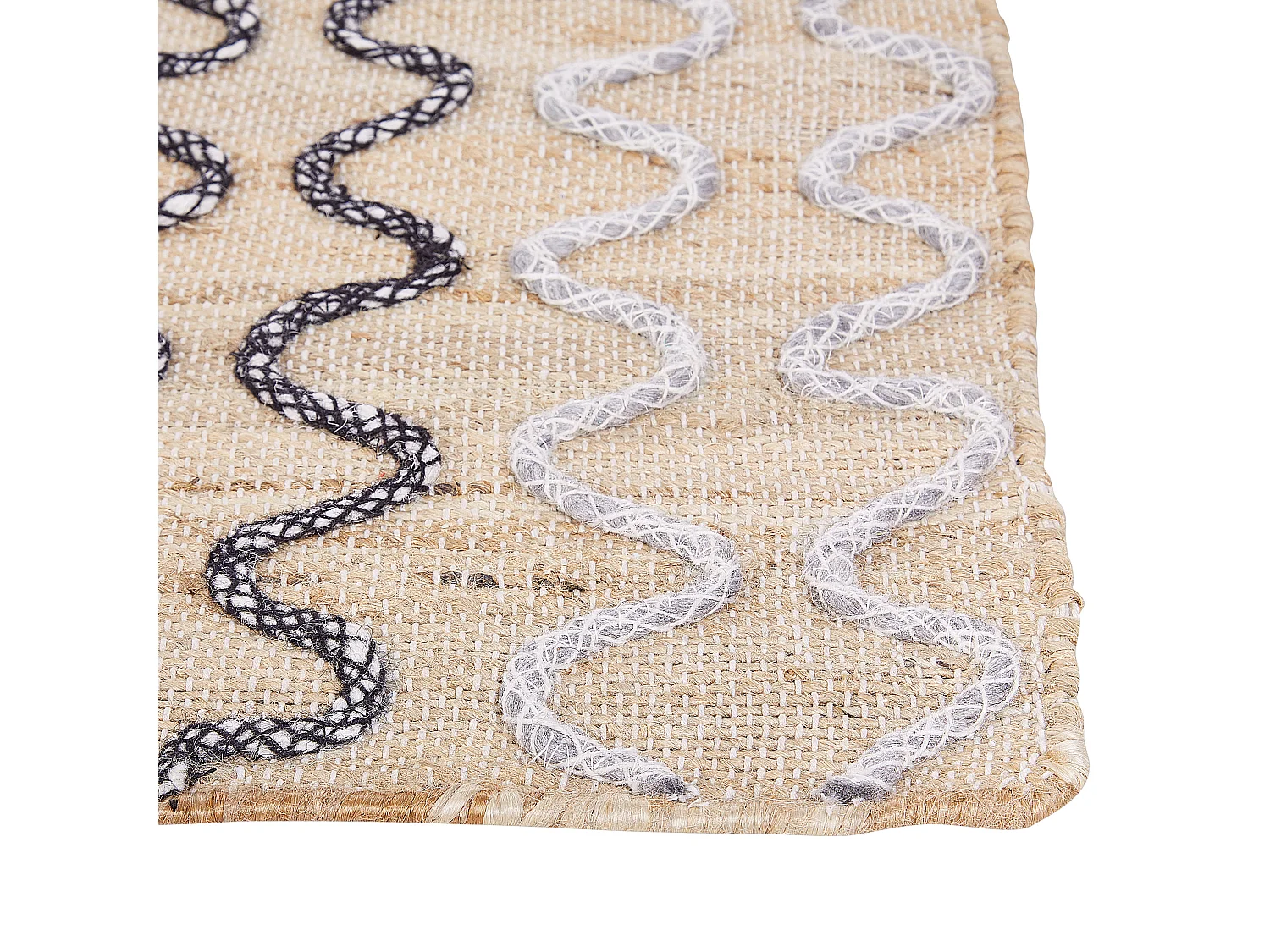 Vloerkleed SOGUT 160 x 230 cm Jute Beige