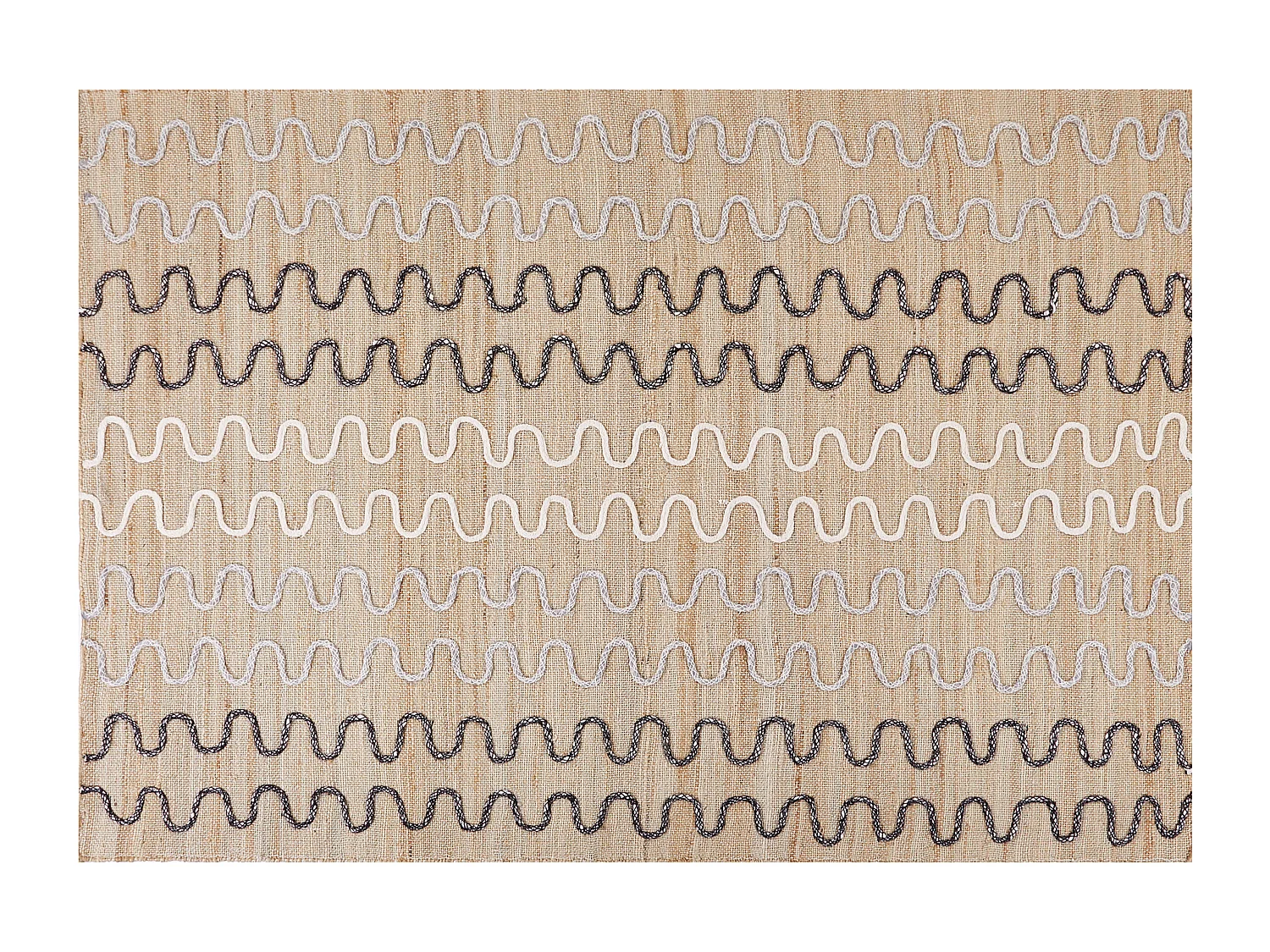 Tappeto iuta beige 160 x 230 cm SOGUT
