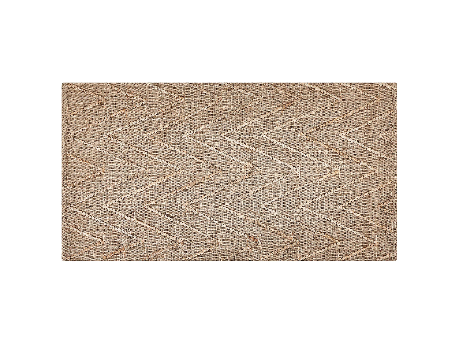 Teppich DADAY 80 x 150 cm Jute Beige