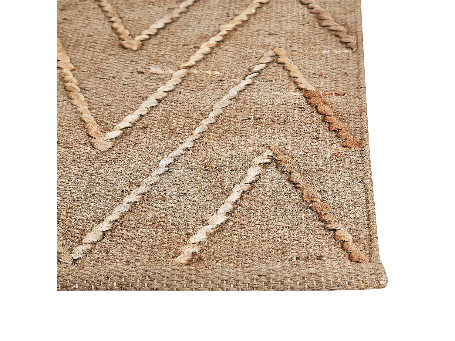 Teppich DADAY 80 x 150 cm Jute Beige