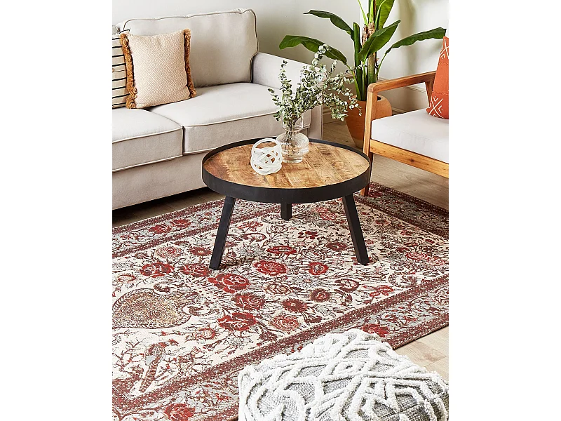 Tapis BINNISZ Rouge 160 x 230 cm Coton