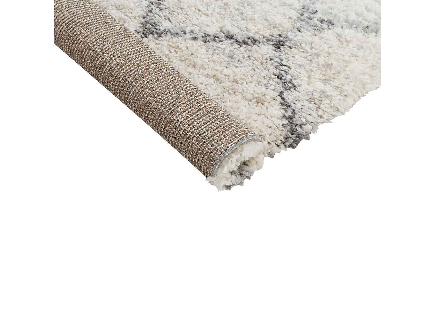 Tapis à poils longs YEREVAN Beige clair 80 x 150 cm