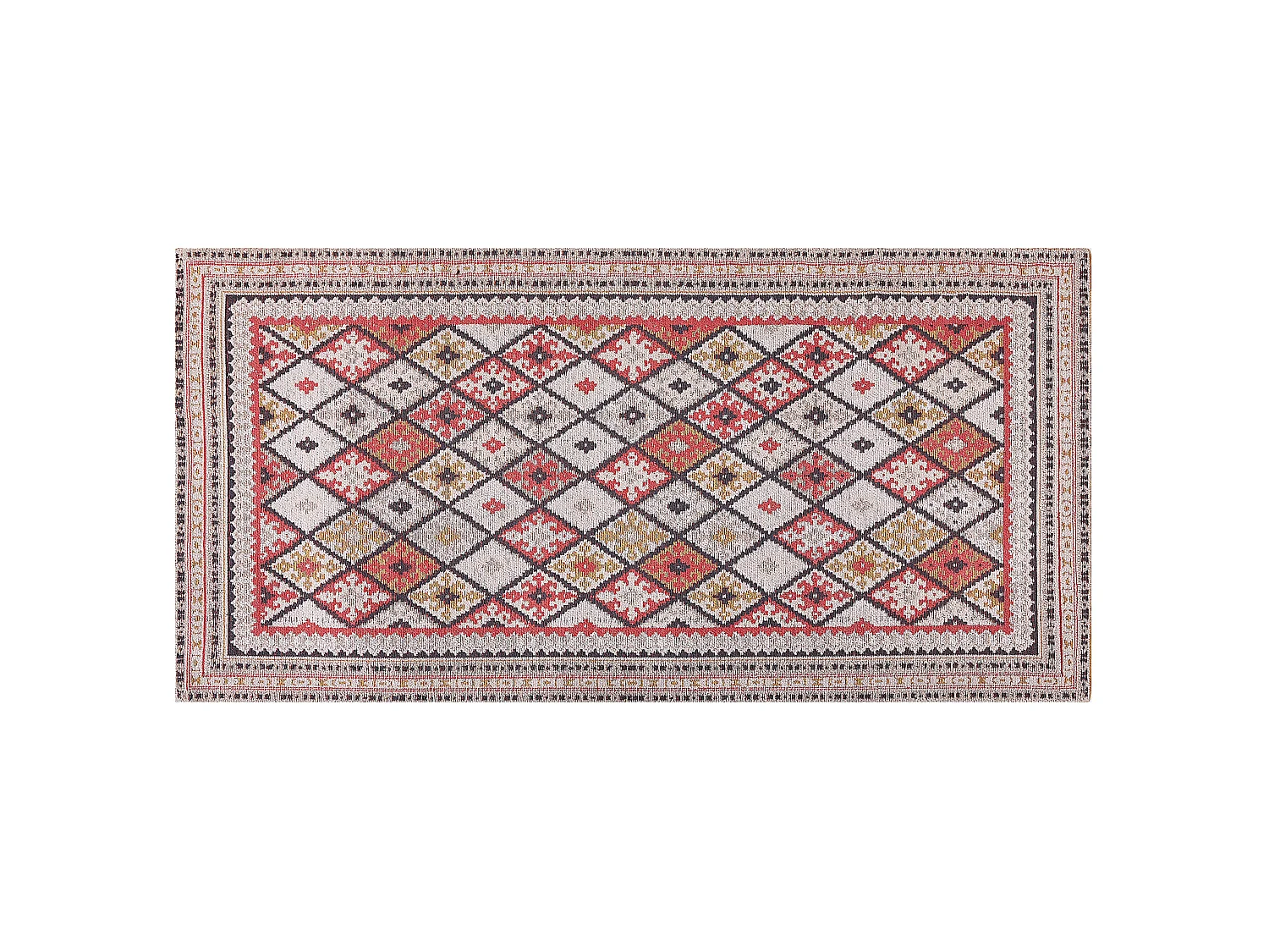 Tappeto cotone multicolore 80 x 150 cm ANADAG