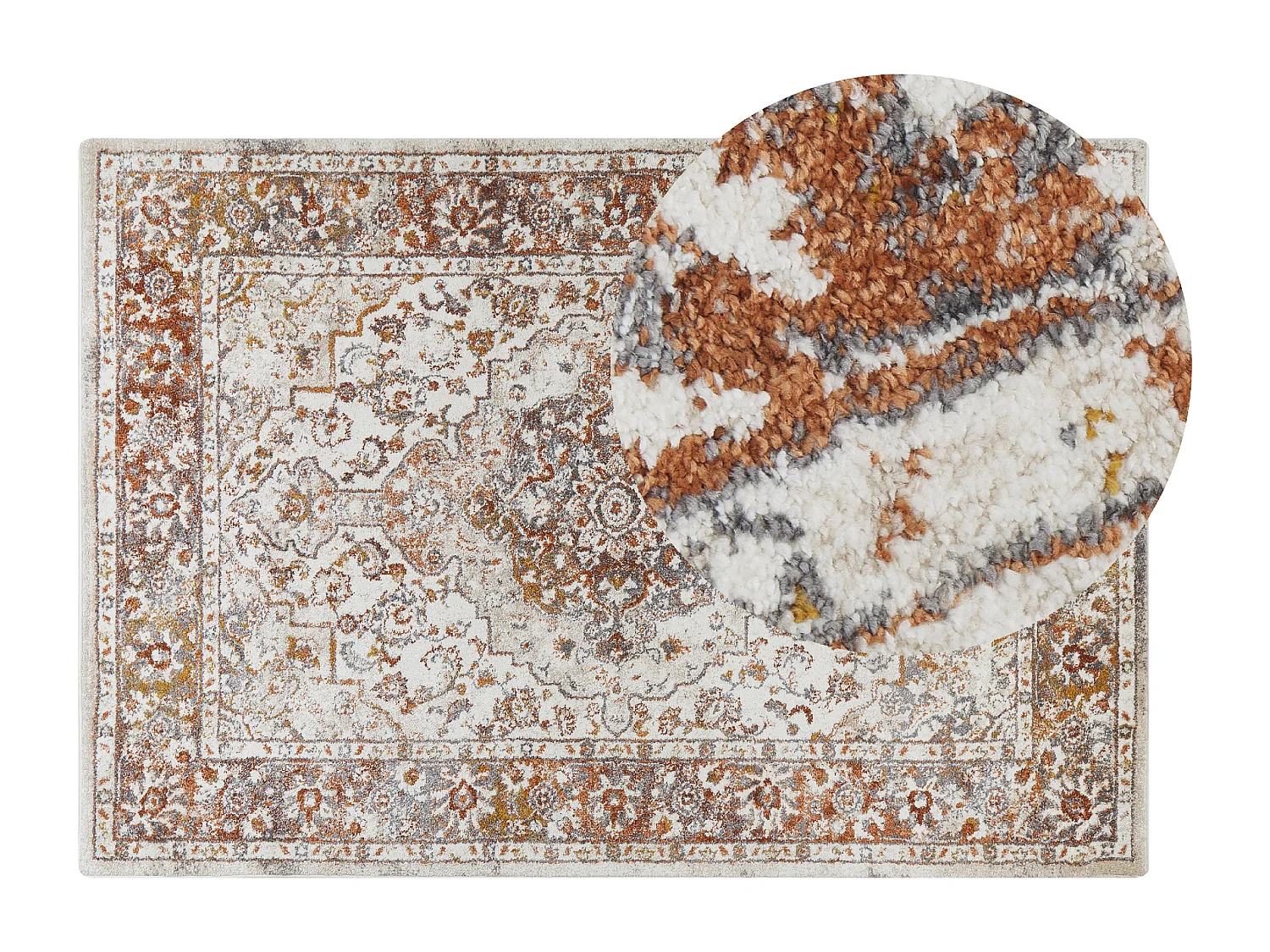 Tapis VAYK Marron Beige 160 x 230 cm