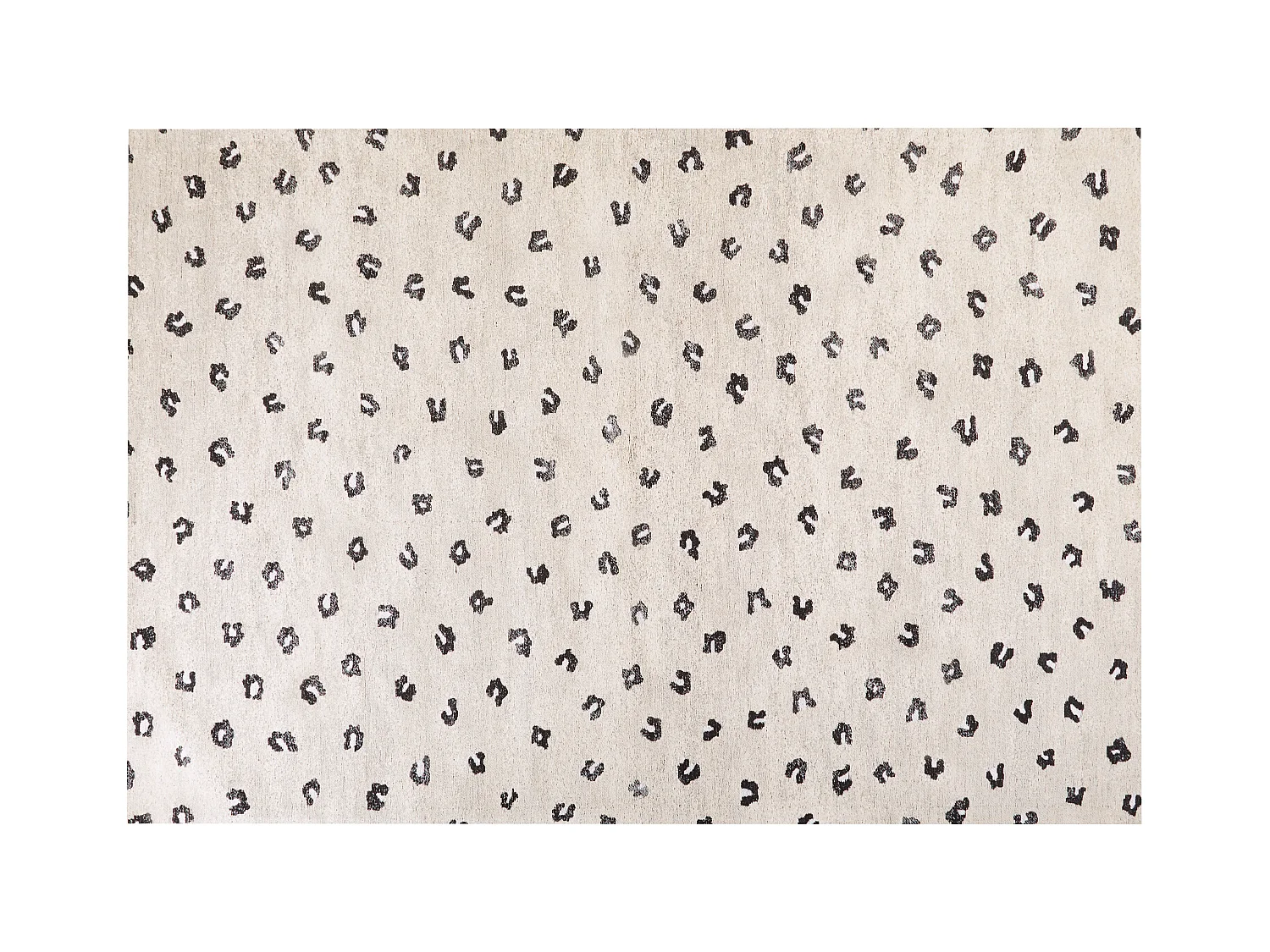 Vloerkleed katoen beige 160 x 230 cm AFIS