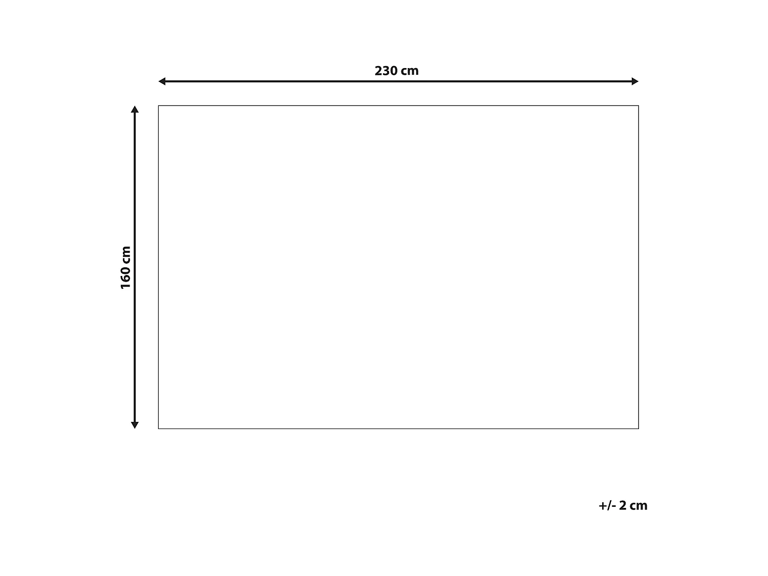 Vloerkleed katoen beige 160 x 230 cm AFIS