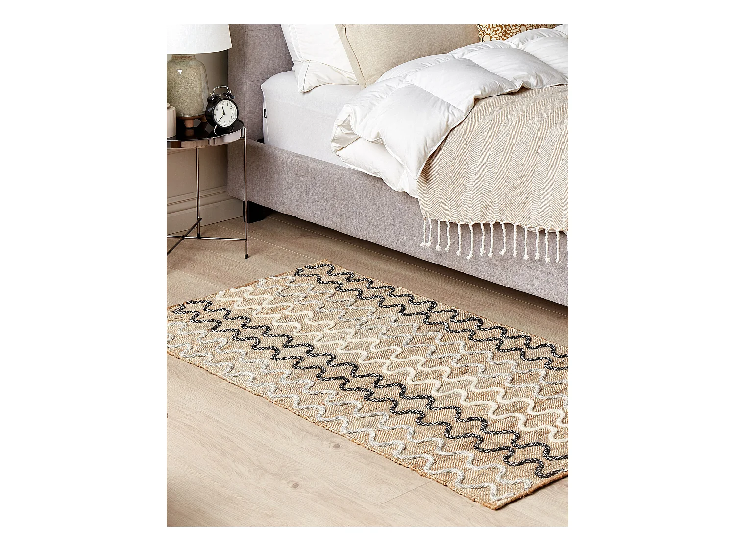 Dywan jutowy 80 x 150 cm beżowy SOGUT