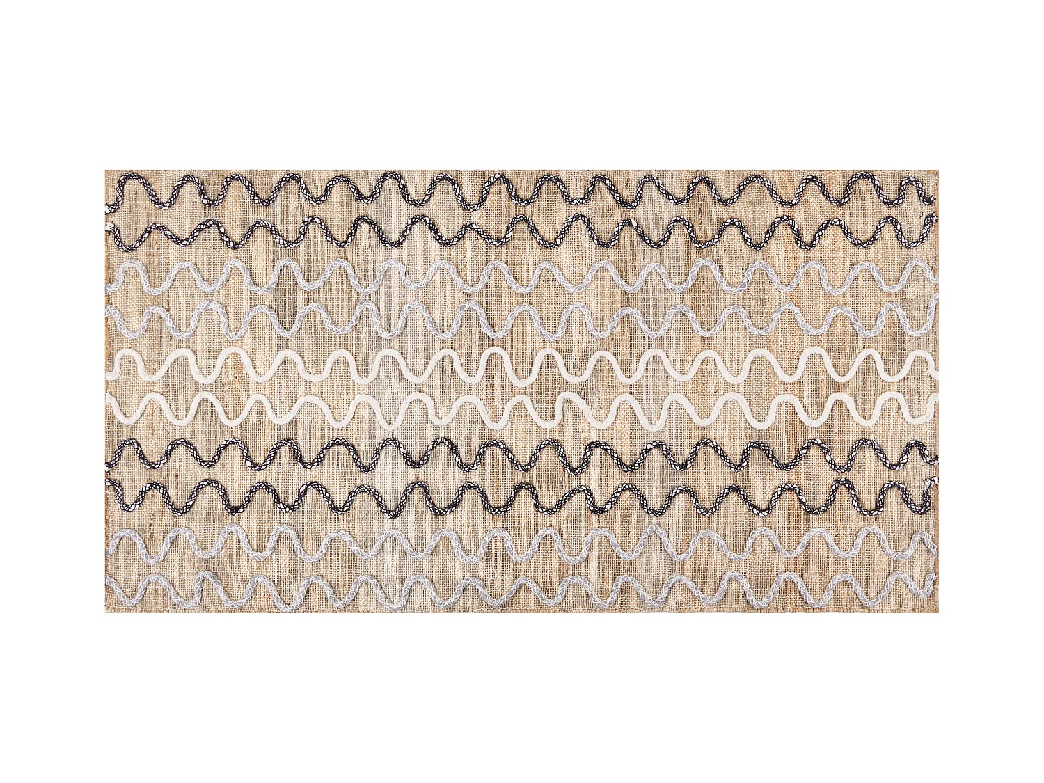 Vloerkleed SOGUT 80 x 150 cm Jute Beige