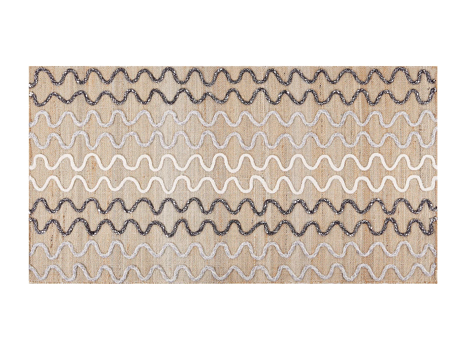 Tappeto iuta beige 80 x 150 cm SOGUT