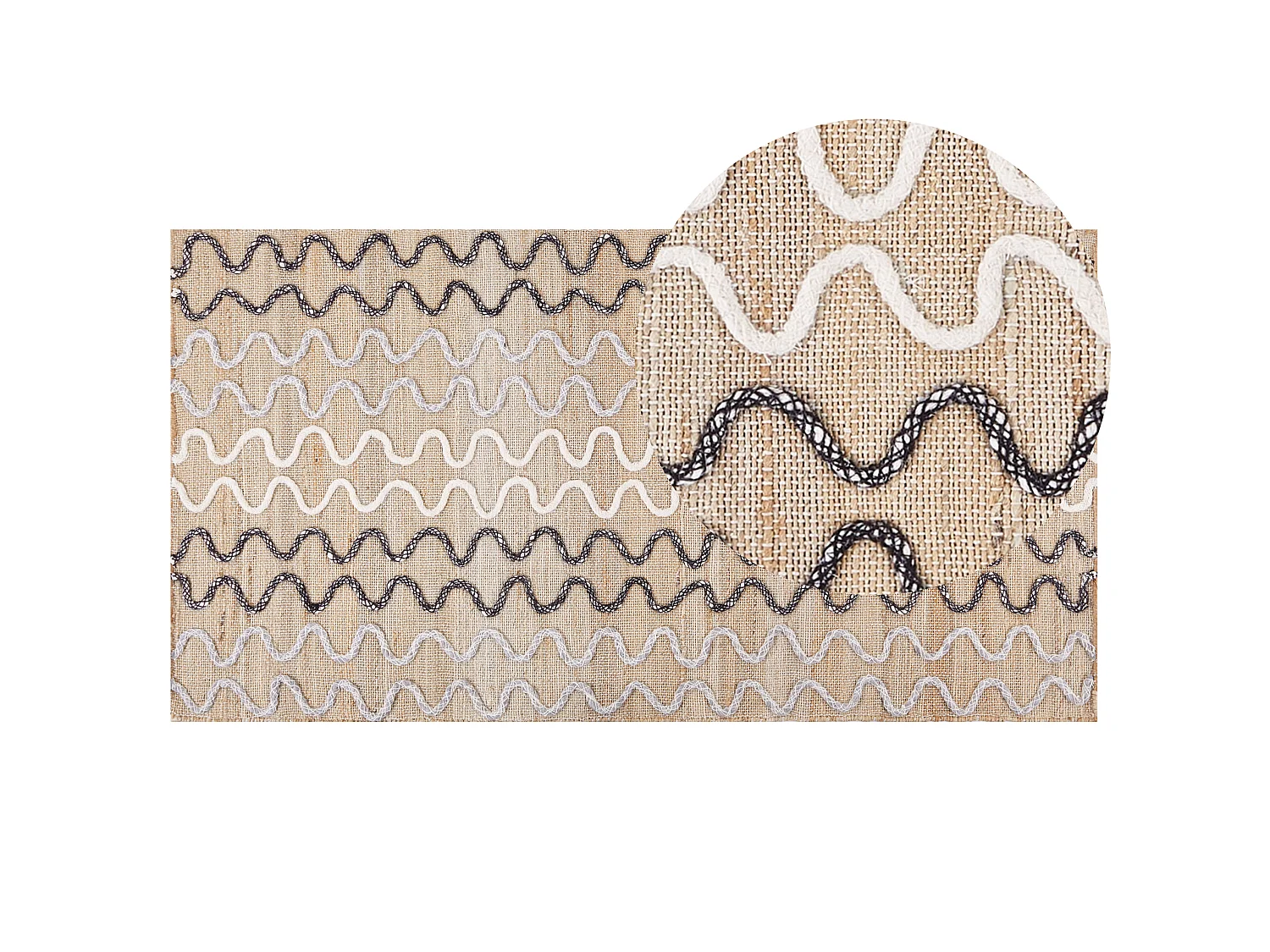 Tapis SOGUT 80 x 150 cm Jute Beige