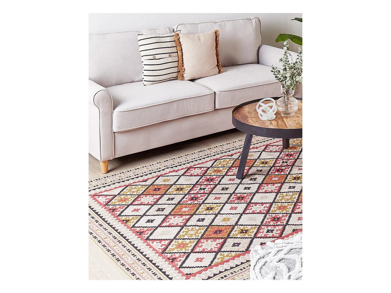 Tapis ANADAG Rouge 160 x 230 cm Coton