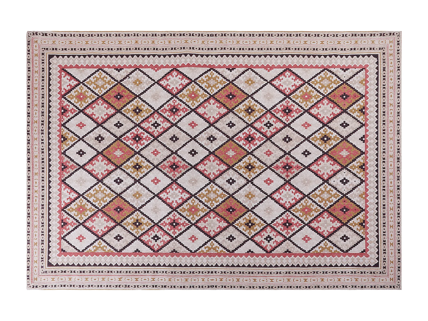 Tapis ANADAG Rouge 160 x 230 cm Coton