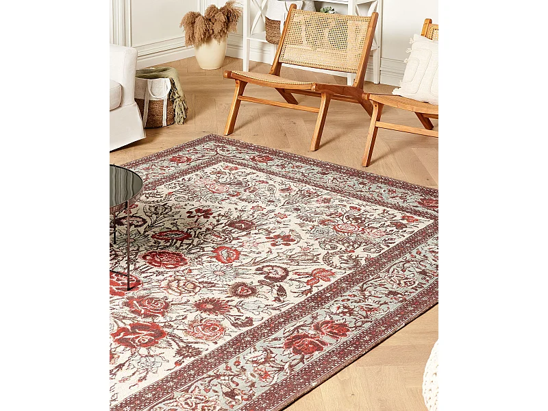 Tapis BINNISZ Rouge 200 x 300 cm Coton