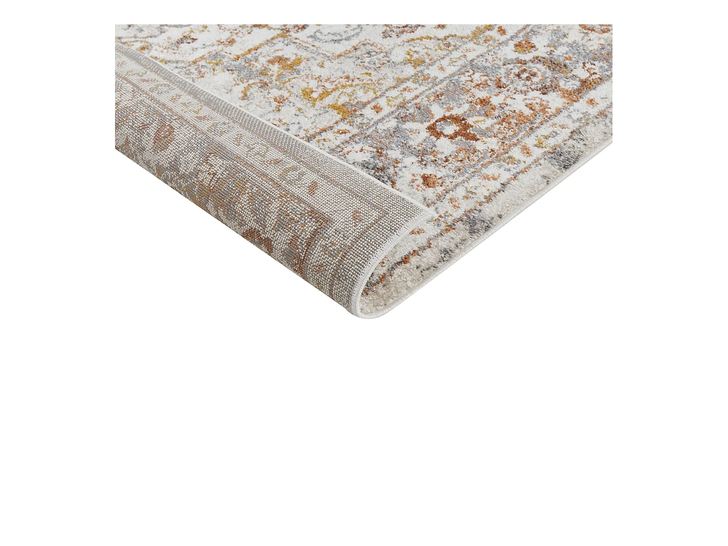Vloerkleed polypropyleen beige/bruin 80 x 150 cm VAYK