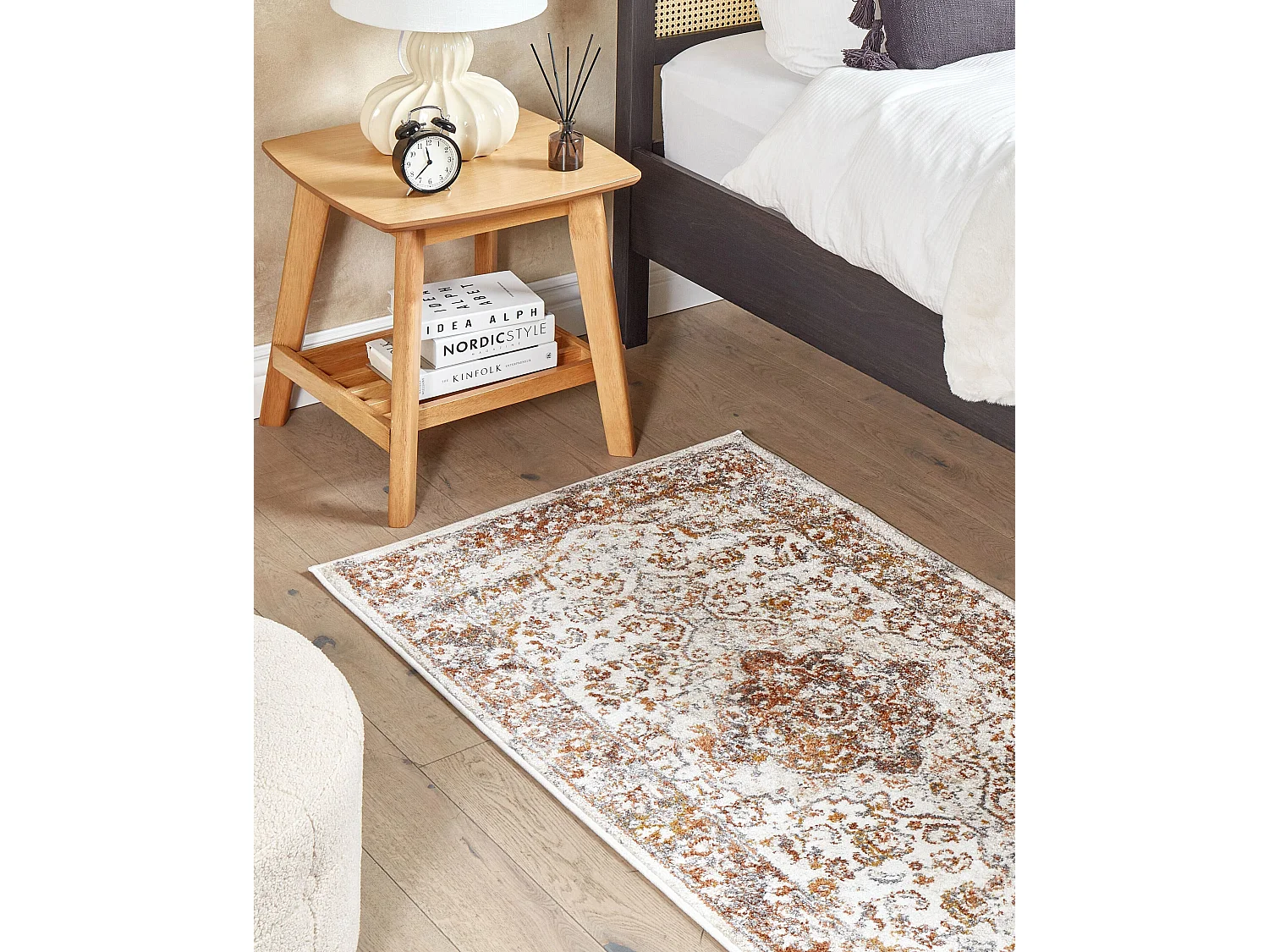 Tapis VAYK Marron Beige 80 x 150 cm