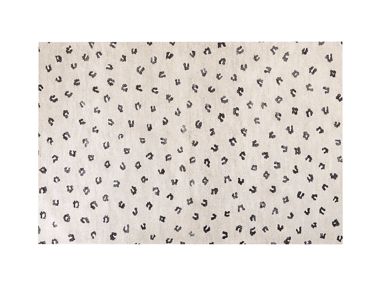 Tapete de algodão creme 200 x 300 cm AFIS