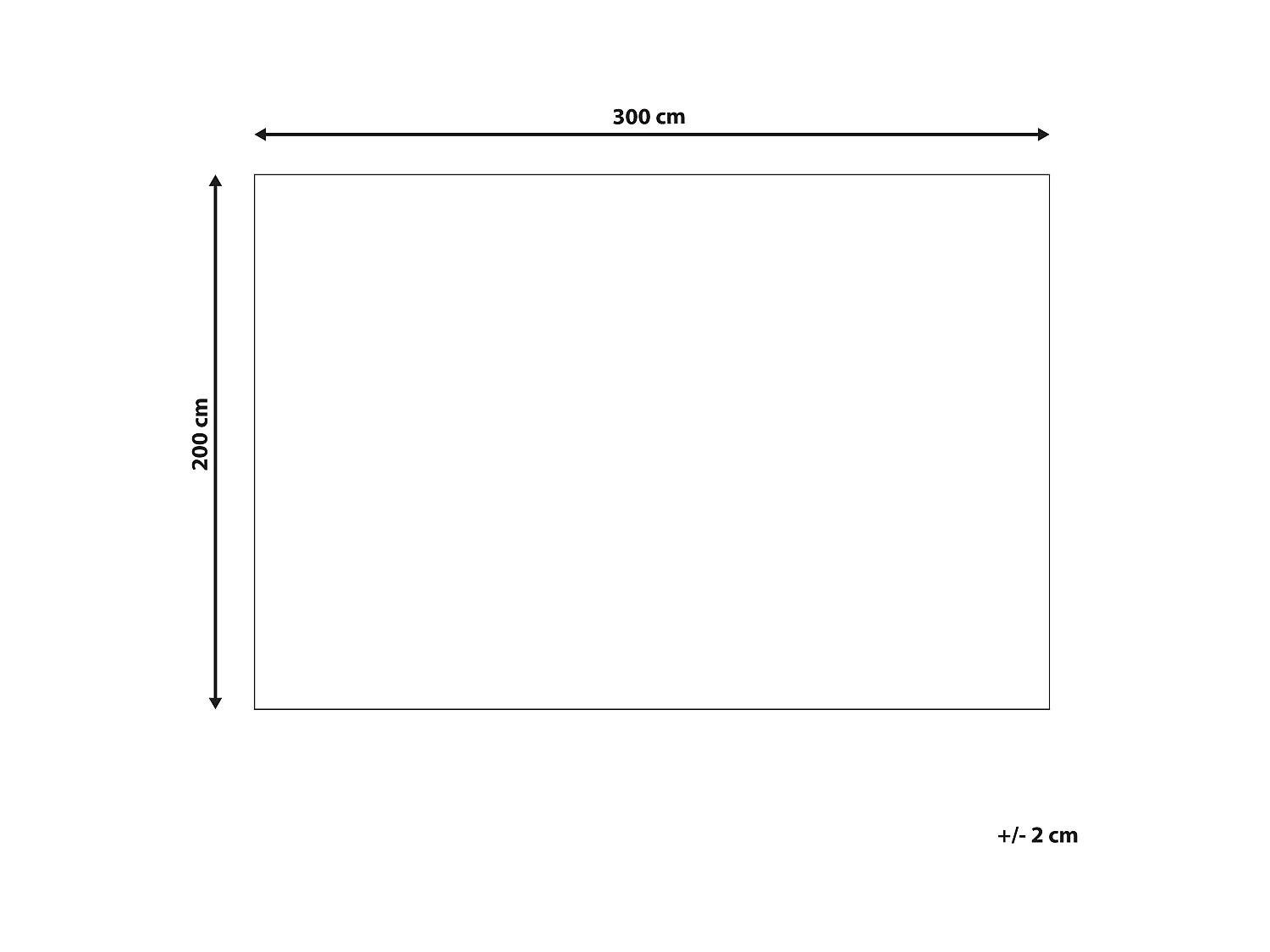Vloerkleed katoen meerkleurig 200 x 300 cm ANADAG