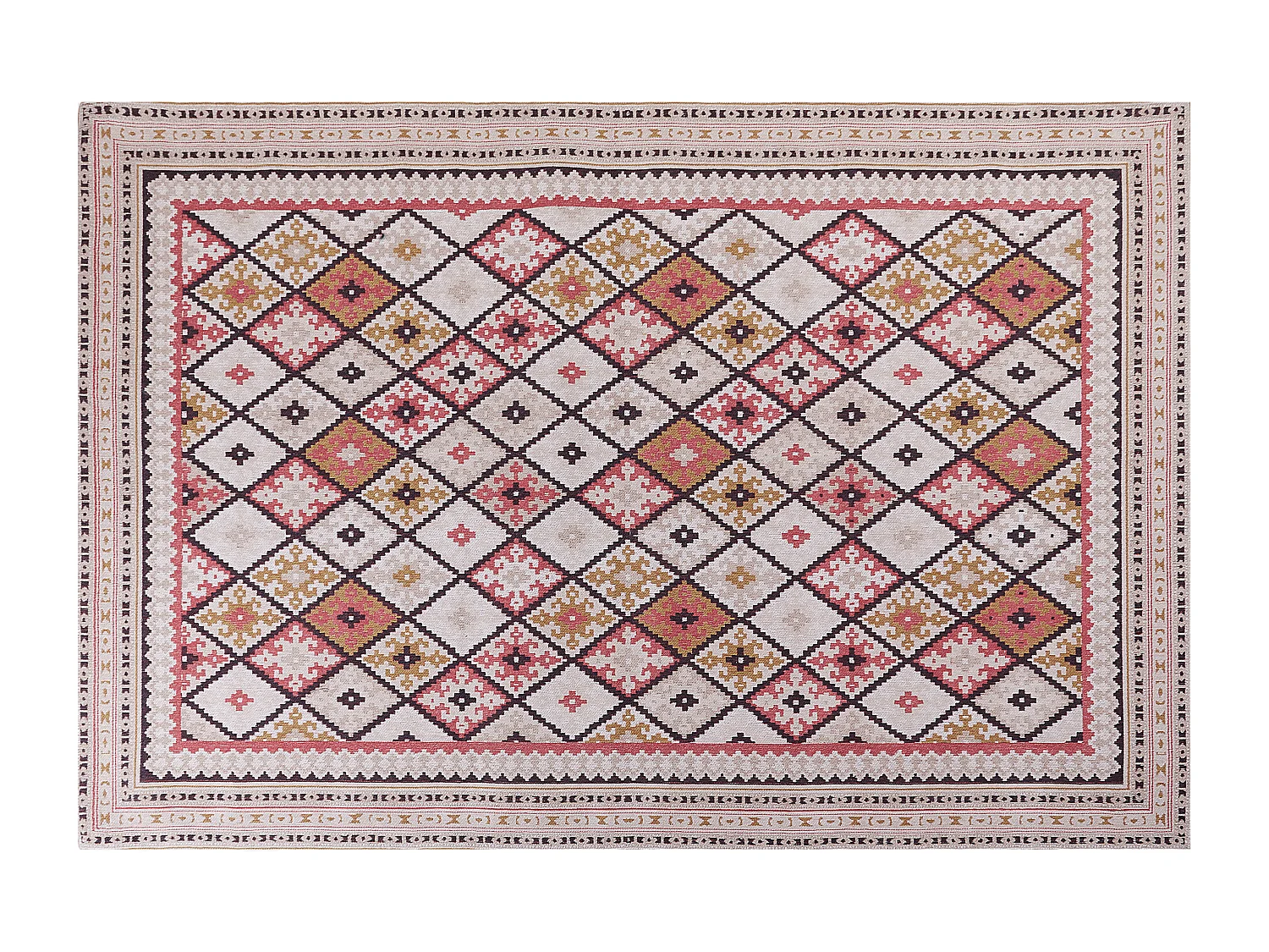 Tapis ANADAG Rouge 200 x 300 cm Coton