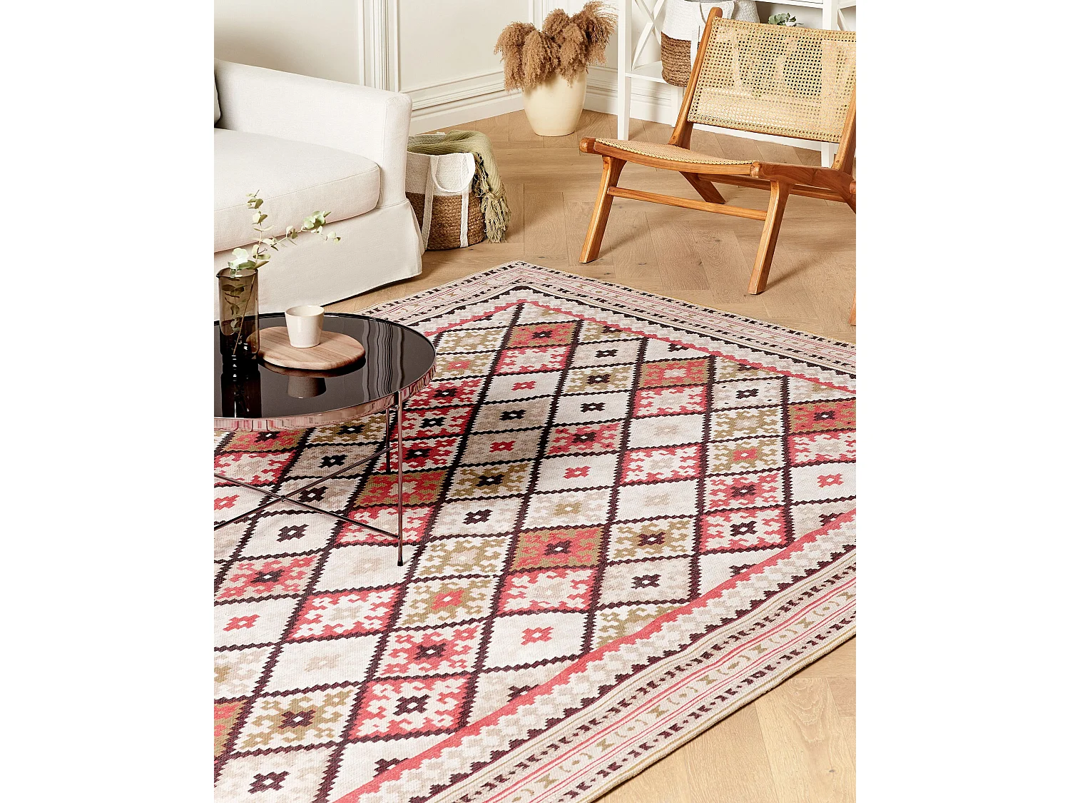 Tapis ANADAG Rouge 200 x 300 cm Coton