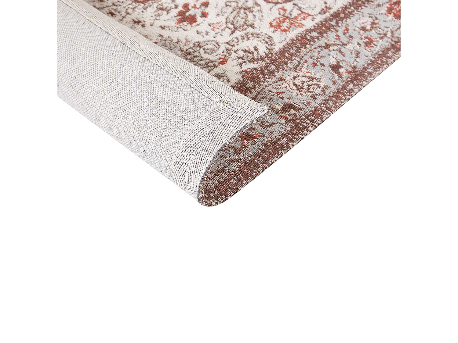 Rug BINNISZ Red 80 x 150 cm Cotton