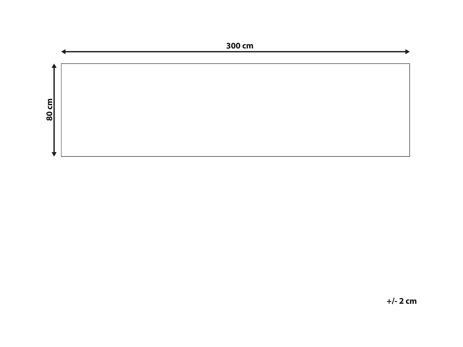 Tapete em algodão creme e cinzento claro 80 x 300 cm SELLIK