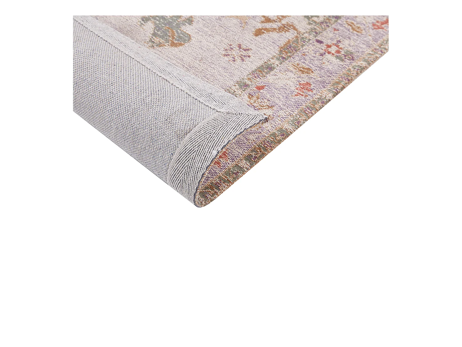 Dywan bawełniany 80 x 300 cm beżowy YANOBA