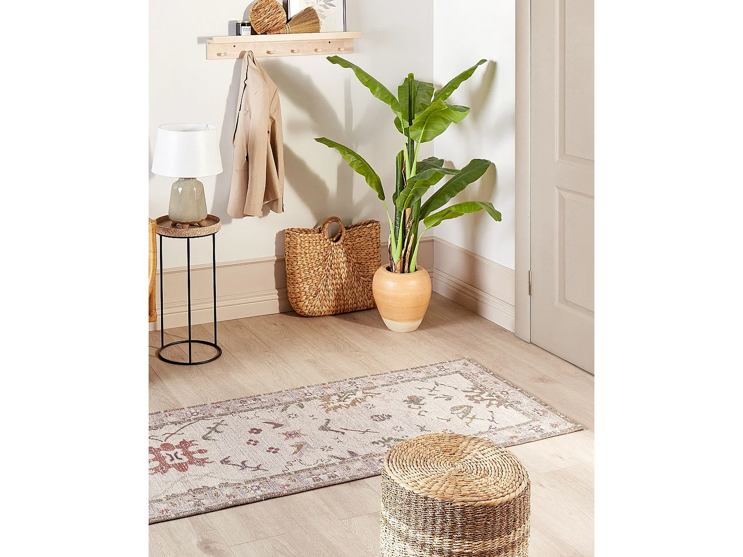 Tapis YANOBA Beige 80 x 300 cm Coton