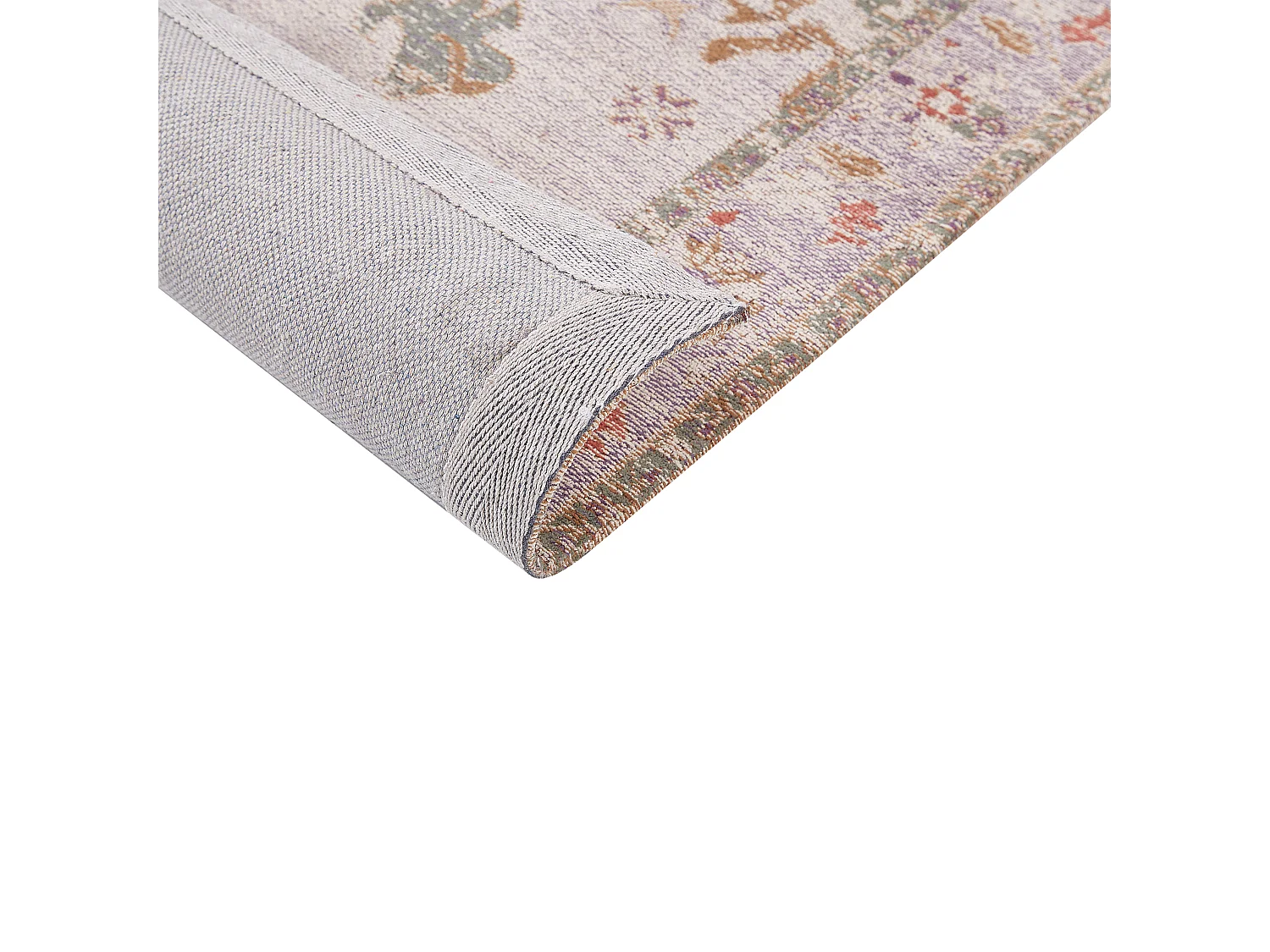 Tapete de algodão creme 80 x 300 cm YANOBA